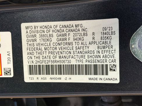 Used 2024 Honda Civic Sport image 12