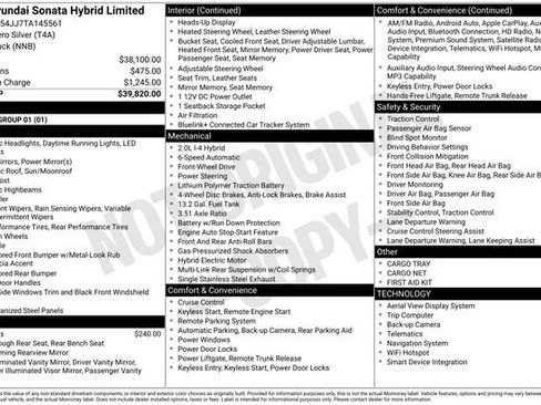 New 2026 Hyundai Sonata Limited image 26
