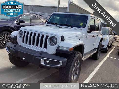 Used 2020 Jeep Wrangler Unlimited Sahara w/ LED Lighting Group image 1