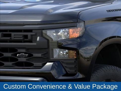 New 2026 Chevrolet Silverado 1500 Custom w/ Turbomax Blackout Package AWD/4WD image 10