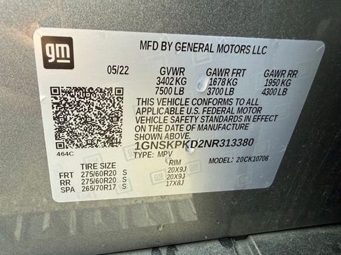 Used 2022 Chevrolet Tahoe Z71 w/ Luxury Package image 15