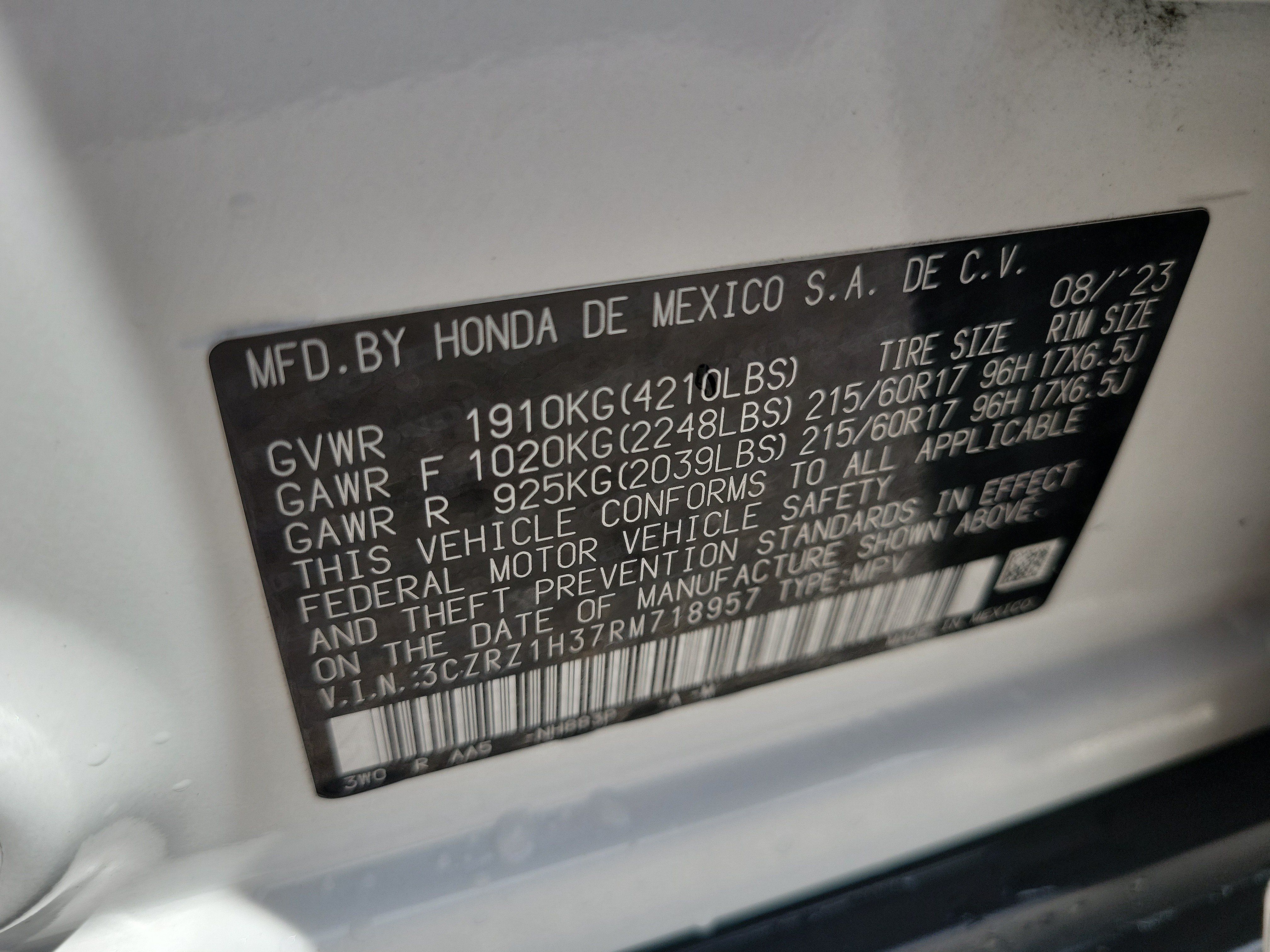 Used 2024 Honda HR-V LX image 30