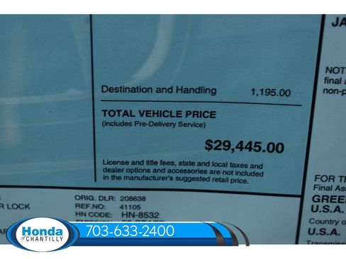 New 2026 Honda Civic Sport image 35