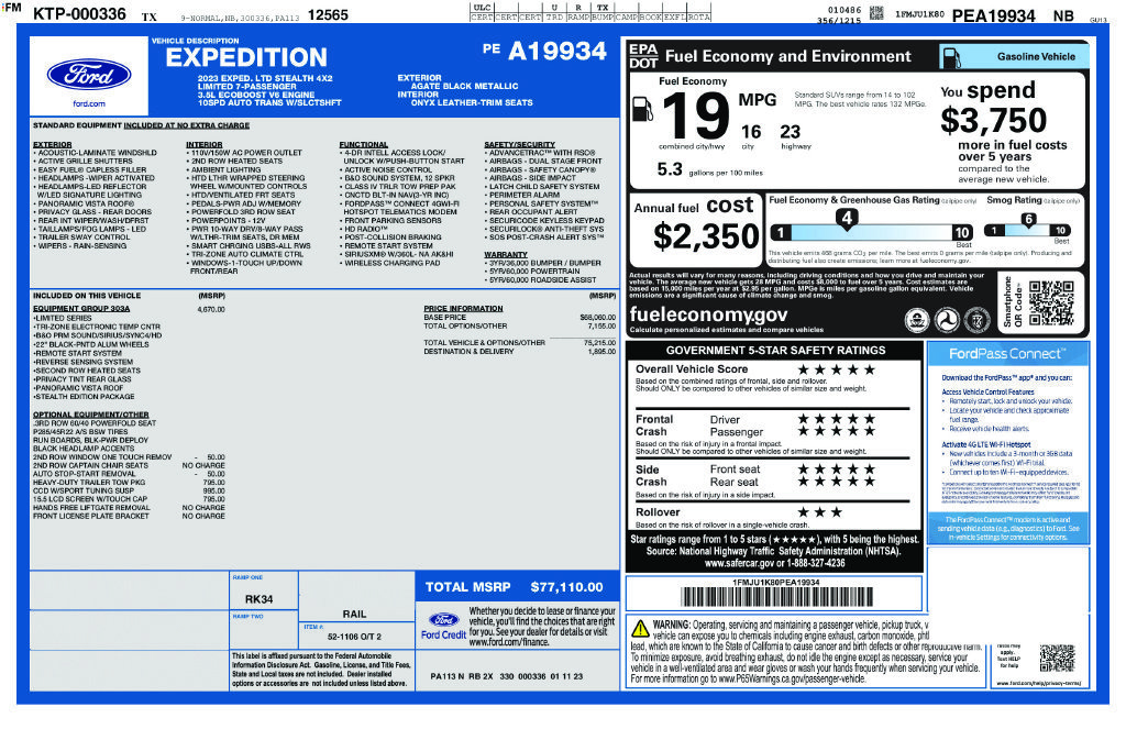 Used 2023 Ford Expedition Limited RWD image 2