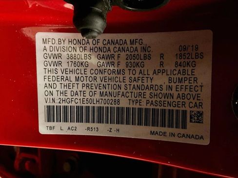 Used 2020 Honda Civic Si image 32