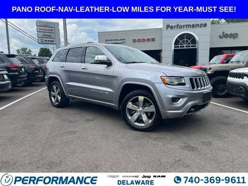 Used 2014 Jeep Grand Cherokee Overland w/ Advanced Technology Group AWD/4WD image 1