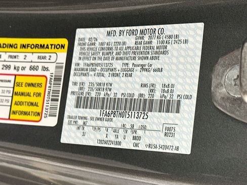 Used 2026 Ford Mustang Premium RWD image 12