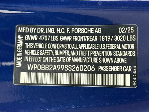 Certified 2025 Porsche 911 Targa 4 GTS AWD/4WD image 32