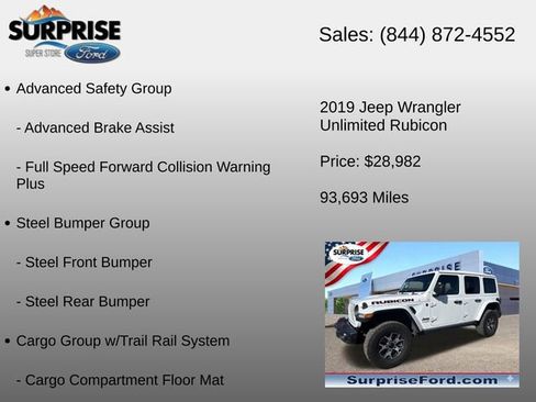 Used 2019 Jeep Wrangler Unlimited Rubicon AWD/4WD image 19
