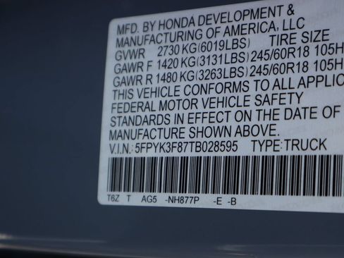 New 2026 Honda Ridgeline Black Edition image 45