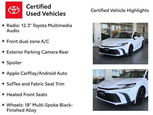 Certified 2026 Toyota Camry SE FWD image 7