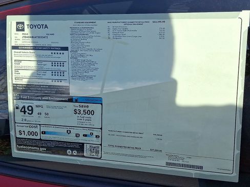 New 2026 Toyota Prius XLE image 9