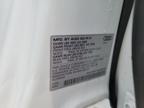 Used 2020 Audi SQ8 Prestige image 24