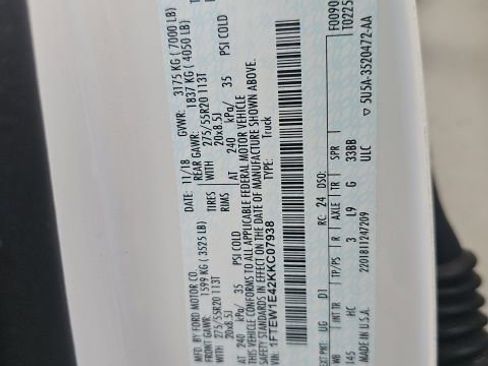 Used 2019 Ford F150 Lariat w/ Equipment Group 502A Luxury image 19