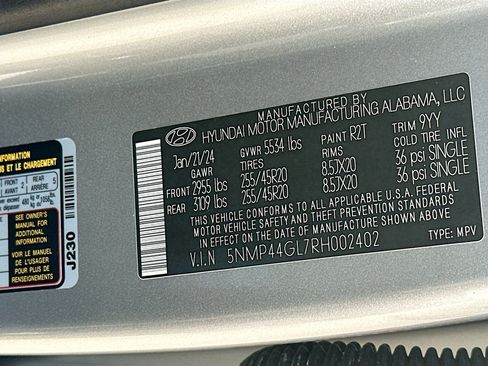 Used 2024 Hyundai Santa Fe Limited FWD image 30