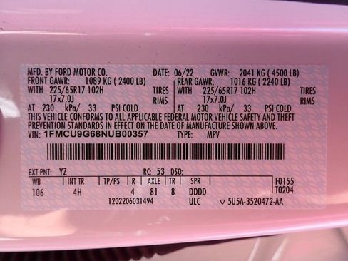 Used 2022 Ford Escape SE image 14