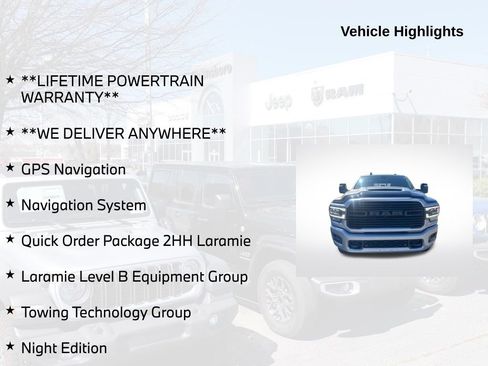 Used 2024 RAM 2500 Laramie w/ Night Edition AWD/4WD image 5