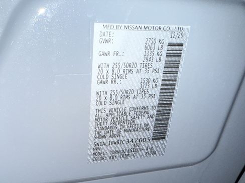 Certified 2026 INFINITI QX60 Sport w/ Dark Cargo Package AWD/4WD image 28