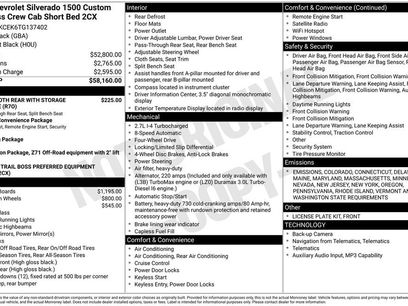 New 2026 Chevrolet Silverado 1500 Custom Trail Boss