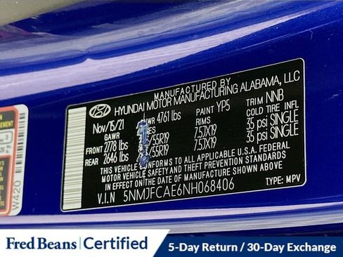 Certified 2022 Hyundai Tucson SEL w/ Convenience Package image 34