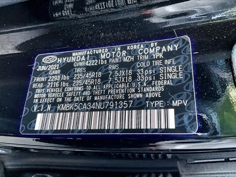 Used 2022 Hyundai Kona Limited AWD/4WD image 34