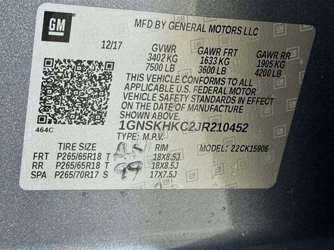 Used 2018 Chevrolet Suburban LT AWD/4WD image 29