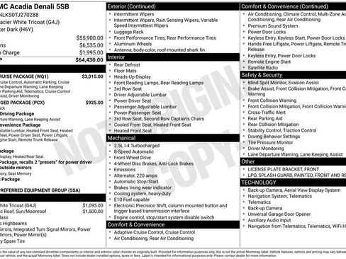 New 2026 GMC Acadia Denali w/ Super Cruise Package FWD image 6