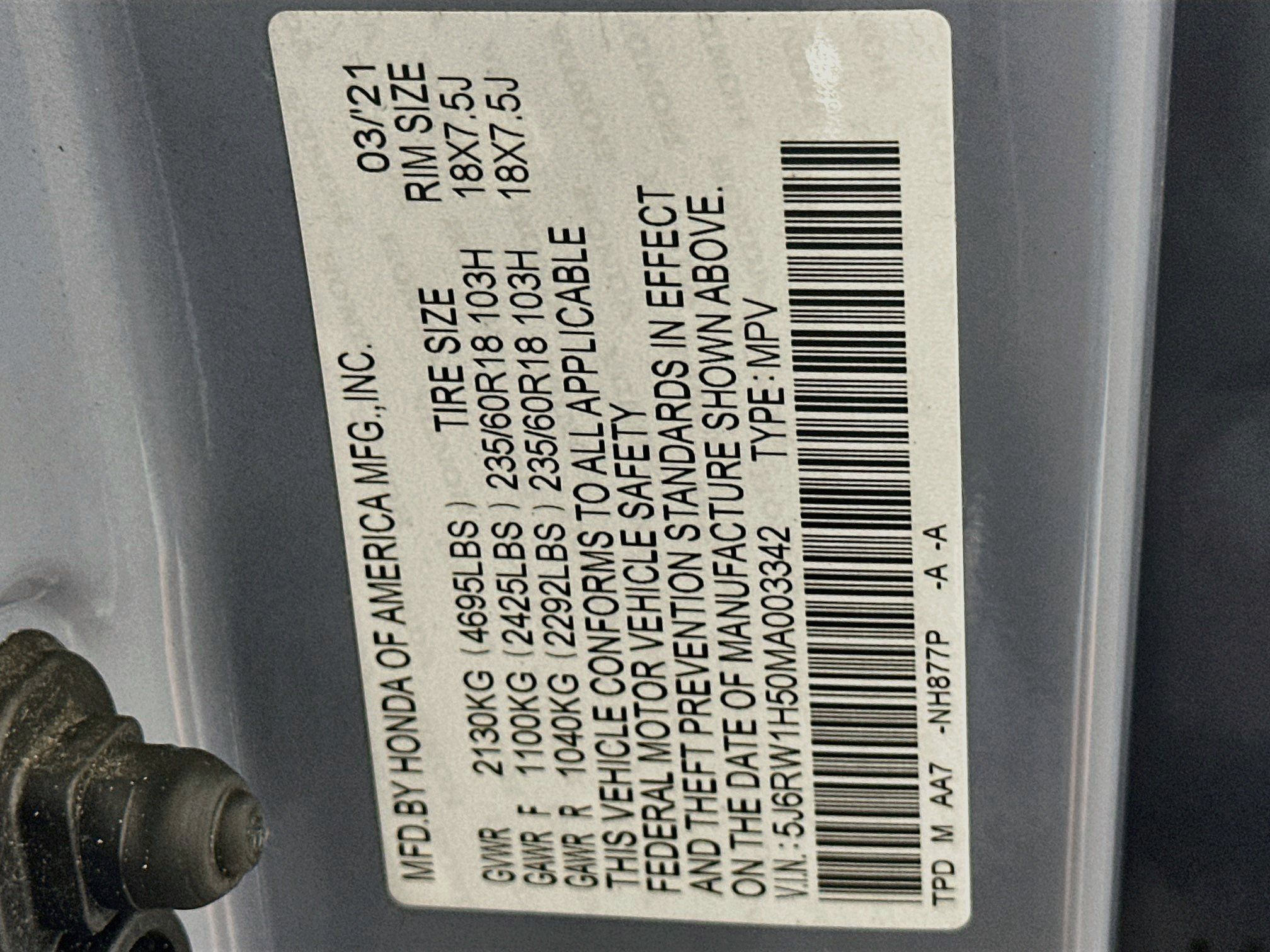 Used 2021 Honda CR-V EX image 12