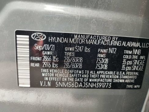 Used 2022 Hyundai Santa Fe XRT AWD/4WD image 2