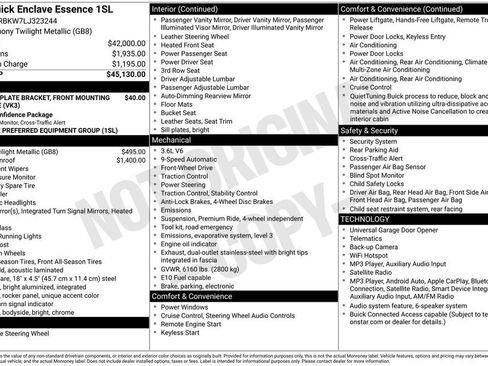 Used 2020 Buick Enclave Essence image 7