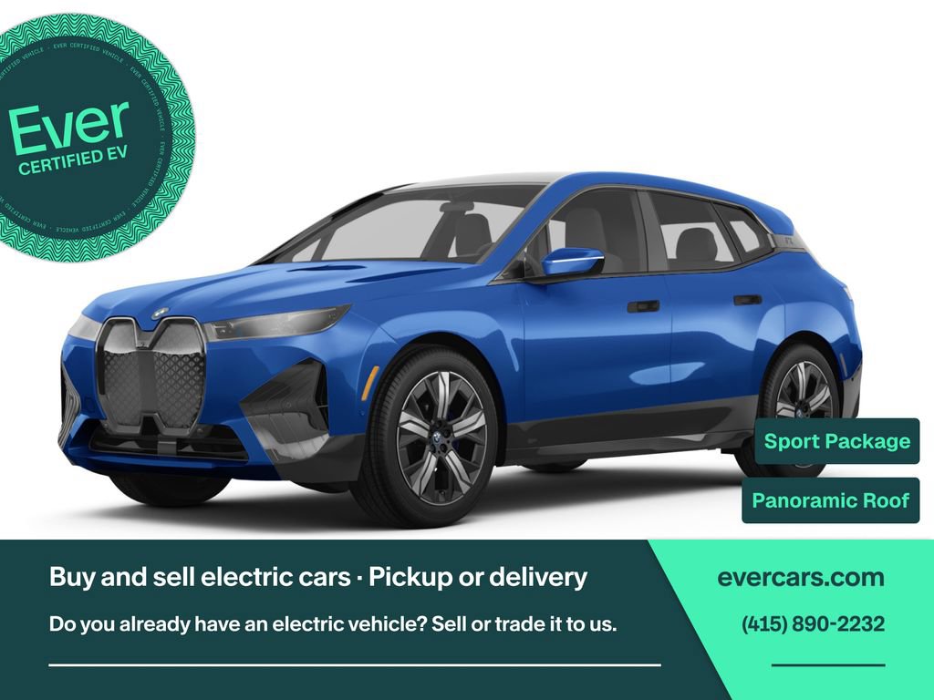 Used 2025 BMW iX xDrive50 AWD/4WD image 1