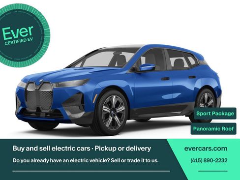 Used 2025 BMW iX xDrive50 AWD/4WD image 1
