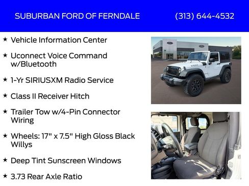 Used 2015 Jeep Wrangler Sport AWD/4WD image 25