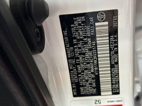 Used 2019 Toyota Camry SE w/ Audio Package FWD image 37