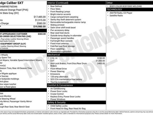 Used 2008 Dodge Caliber SXT image 11