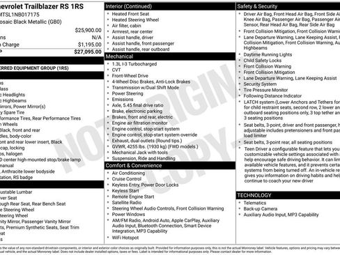 Used 2022 Chevrolet TrailBlazer RS image 15