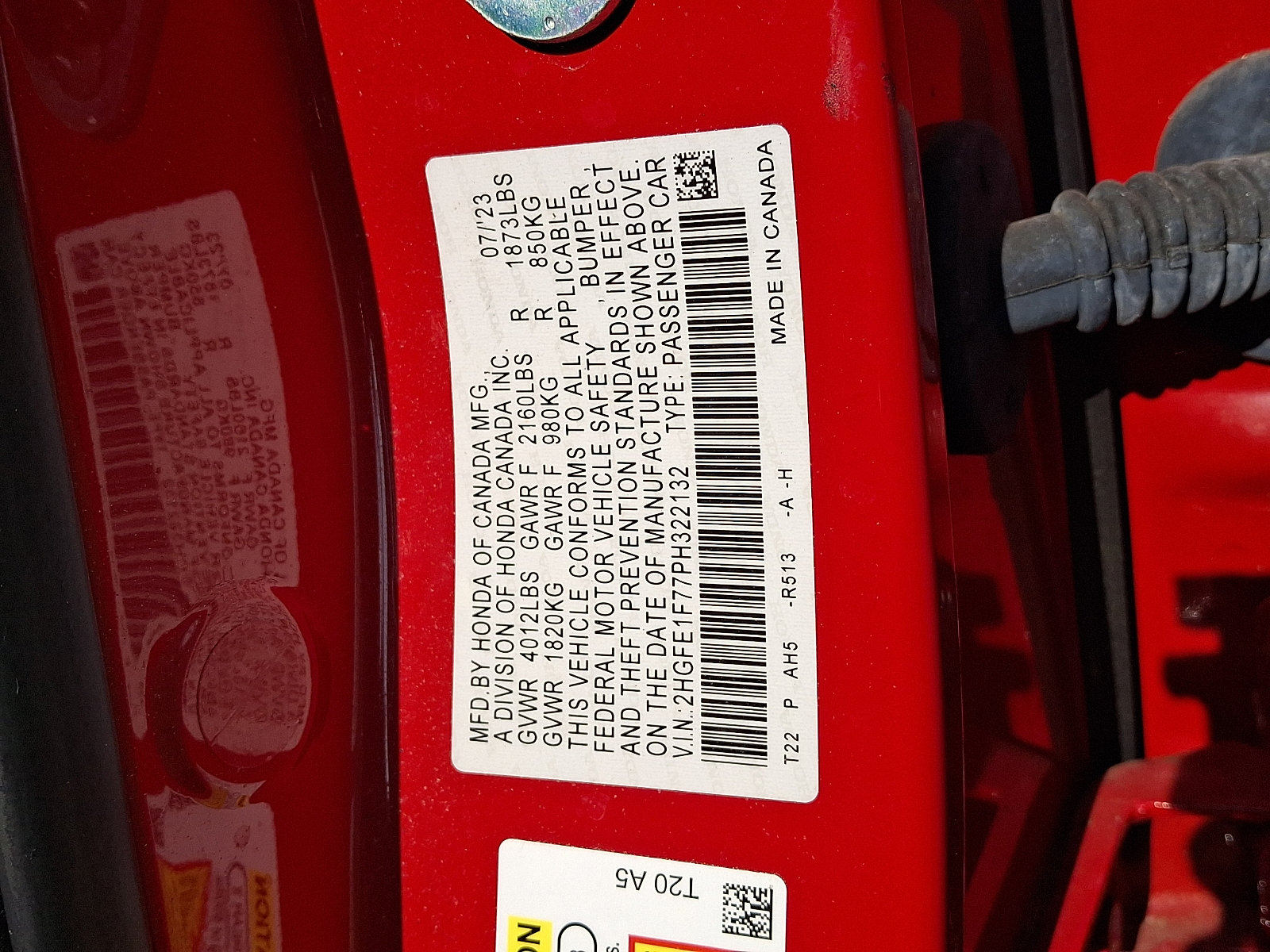 Certified 2023 Honda Civic EX image 20
