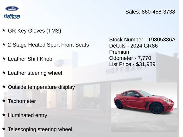 Used 2024 Toyota GR86 Premium RWD image 30