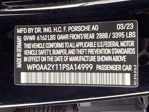 Certified 2023 Porsche Taycan RWD image 12