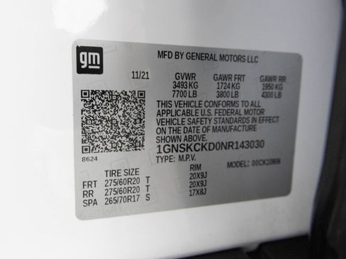 Used 2022 Chevrolet Suburban LT w/ Luxury Package AWD/4WD image 53
