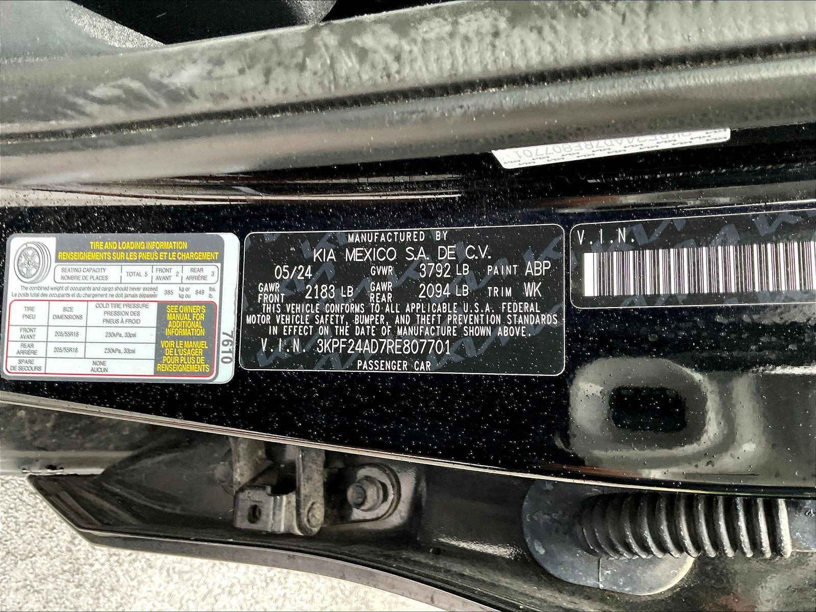 Used 2024 Kia Forte LXS FWD image 19