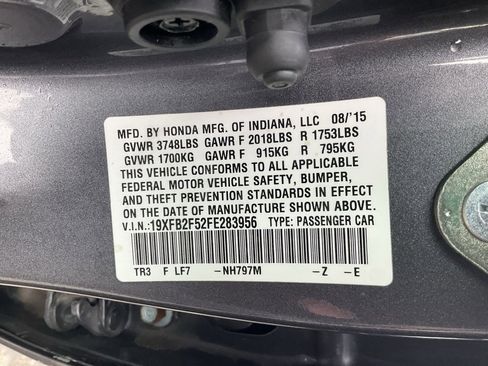 Used 2015 Honda Civic LX image 20