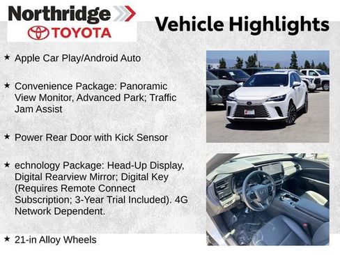 Used 2025 Lexus RX 350 w/ Convenience Package AWD/4WD image 2