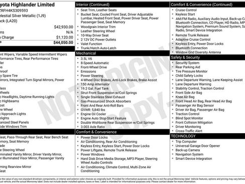 Used 2019 Toyota Highlander Limited image 34