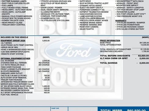Used 2022 Ford F150 XLT w/ Equipment Group 302A High AWD/4WD image 2