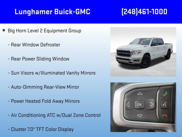 Used 2019 RAM 1500 Big Horn AWD/4WD image 12
