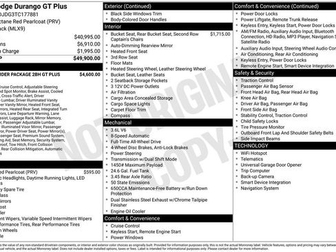 New 2026 Dodge Durango GT image 3