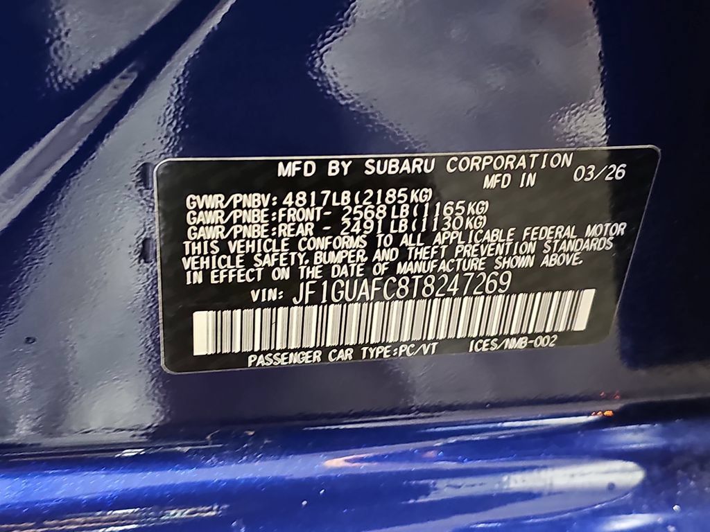 New 2026 Subaru Impreza 2.0i Sport AWD/4WD image 36