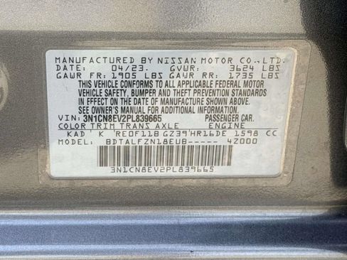 Used 2023 Nissan Versa SV FWD image 26