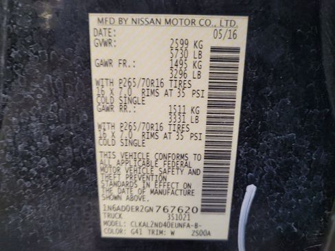 Used 2016 Nissan Frontier SV w/ SV Value Truck Package image 33